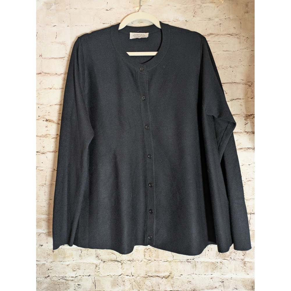 Compania Fantastica Cardigan Sweater Large Oversized Closet‎ Staple Minimalist